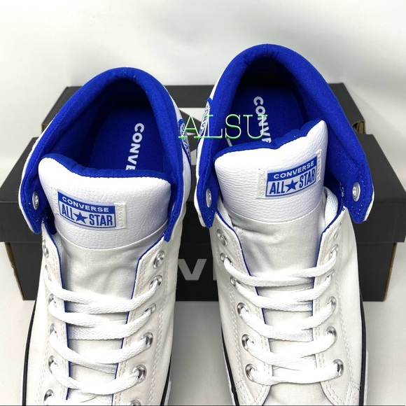 Converse Ctas High Street Leather White Men’s Snea - Picture 4 of 9